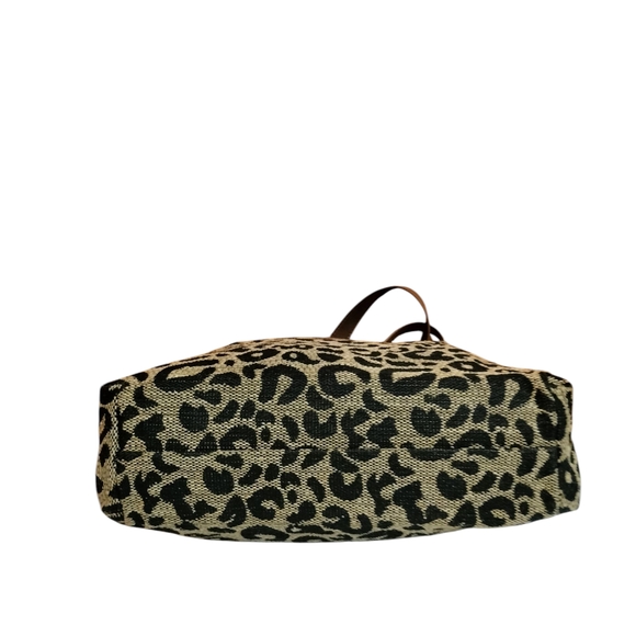 Baelaanan&Bag Leopard 🐆🐆Print Shoulder Bag with Brown Straps. - Picture 5 of 8